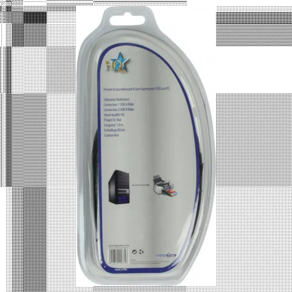 Kabl USB A-M/B-M 1.8m Print HQBF-M141-1.8