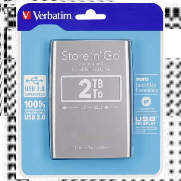 HDD 2TB 3.0 - Grey