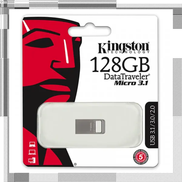 USB Flash 128GB Kingston Micro 3.1 DTMC3 metal