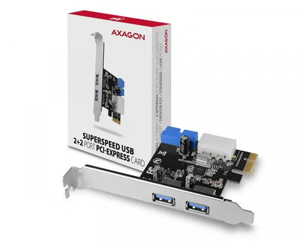 Kartica PCI-e CI kontroler 4 x USB 3.2 (2xfront + 2xinternal)