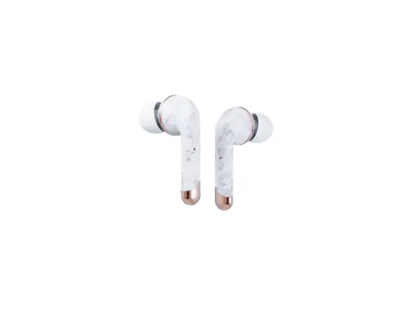 Slušalice HAPPY PLUGS Air 1 Plusbežične BTbubicein earwhite marble' ( '1664' ) 