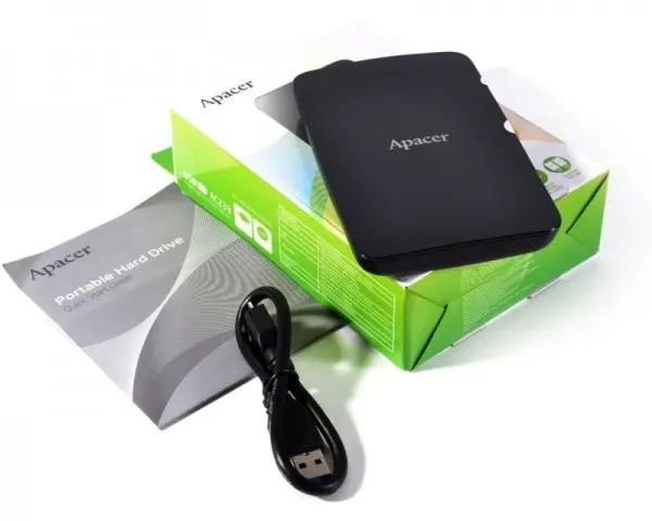 APACER AC233 1TB 2.5 crni eksterni hard disk