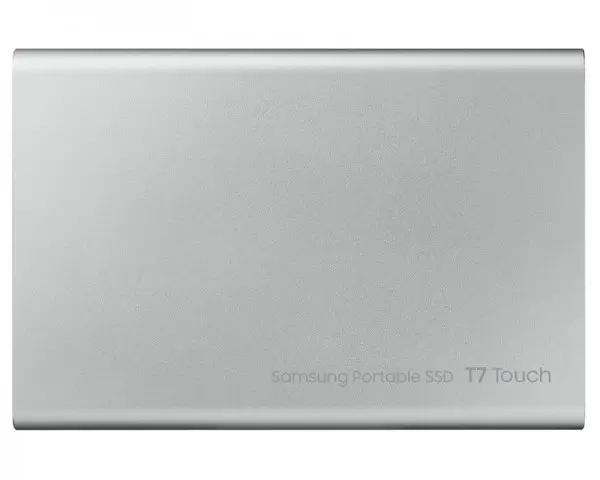 SAMSUNG Portable T7 Touch 500GB srebrni eksterni SSD MU-PC500S