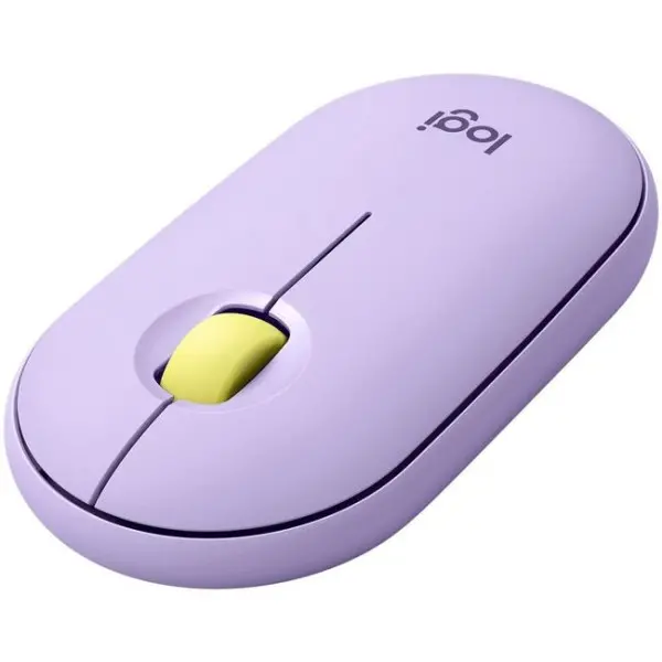Logitech Pebble M350 Wireless Mouse -  Lavander Lemonade