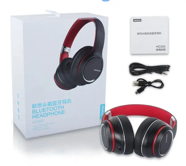 Lenovo HD-200 Bluetooth Headset, Black