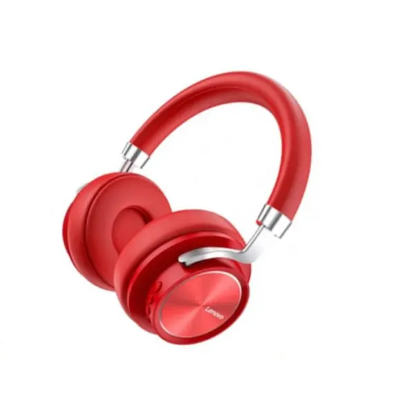 Lenovo HD800 Bluetooth Headphones, Red