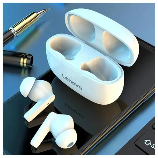 Lenovo HT-05 Bluetooth Headset, White