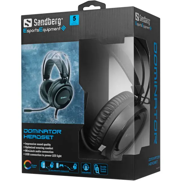 Slušalice sa mikrofonom Sandberg Dominator 126-22