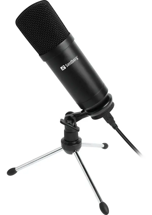 Stoni mikrofon Sandberg Streamer USB Desk sa tripodom 126-09