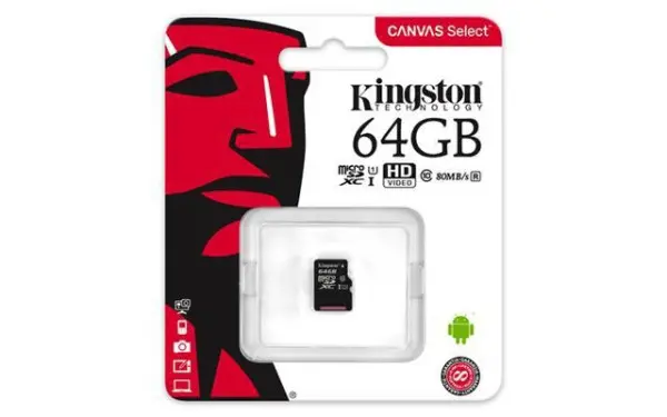 MICRO SD 64GB Kingstin SDCS2-64GBSP w-o adapter