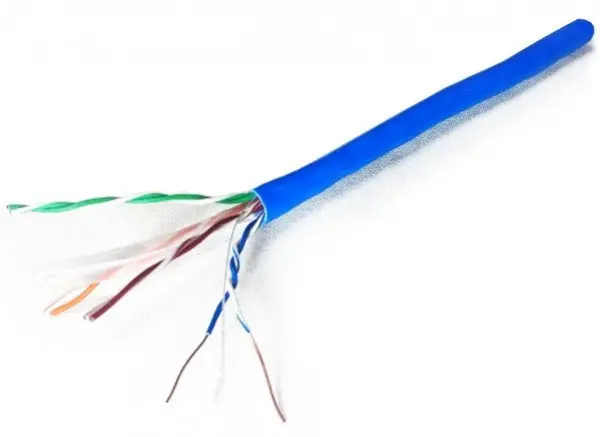 UPC-6004Bor-Solid OEM UTP cat.6e  indoor solid CCA kotur, 305m Plavi