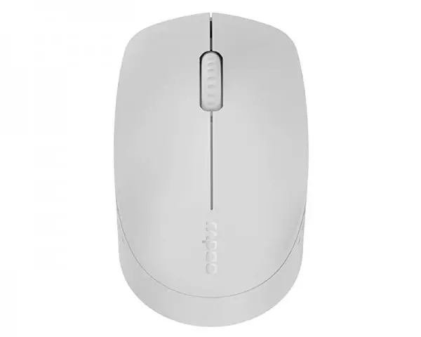 RAPOO M100 Silent Wireless Multi-mode miš svetlo sivi