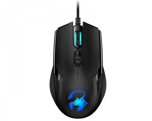 GENIUS Ammox X1-600 USB Optical Gaming crni