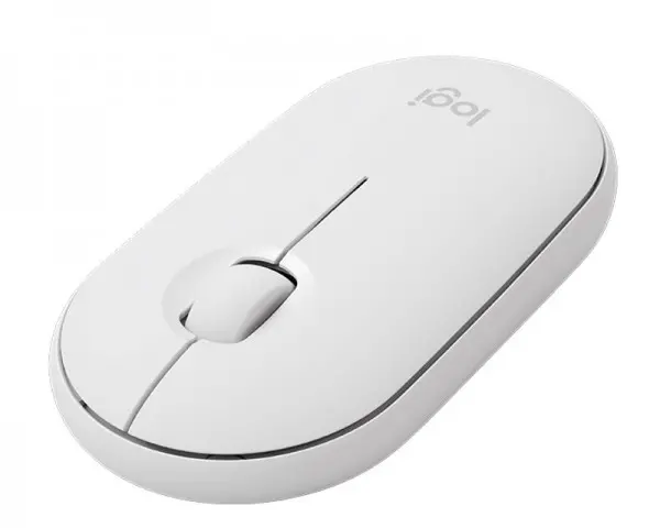 LOGITECH Pebble M350 Wireless Beli miš