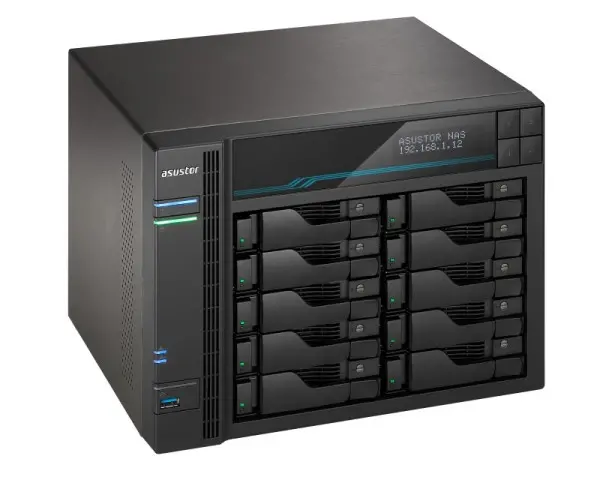 ASUSTOR NAS Storage Server LOCKERSTOR 10 AS6510T