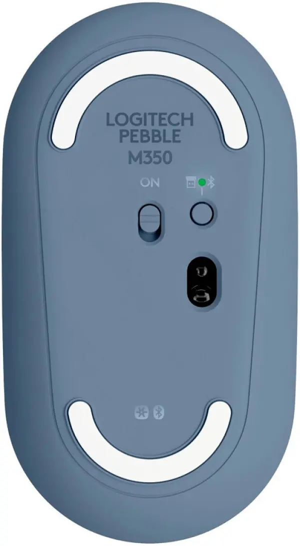 Logitech Pebble M350 Wireless Mouse -  Blueberry