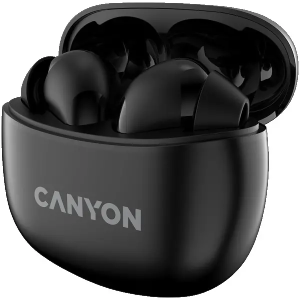 Canyon TWS-5 Bluetooth headset, with microphone, BT V5.3 JL 6983D4, Frequence Response:20Hz-20kHz, battery EarBud 40mAh*2+Charging Case 500 (3)