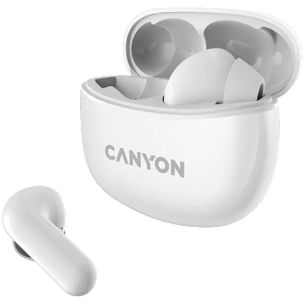 Canyon TWS-5 Bluetooth headset, with microphone, BT V5.3 JL 6983D4, Frequence Response:20Hz-20kHz, battery EarBud 40mAh*2+Charging Case 500 (4)