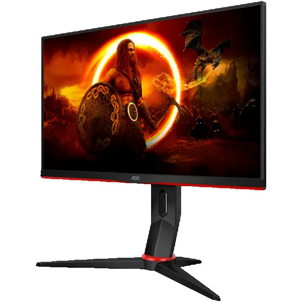 AOC Monitor LED 24G2SUBK Gaming VA 23.8 Adaptive Sync 1920x1080 at 165Hz, 1ms,