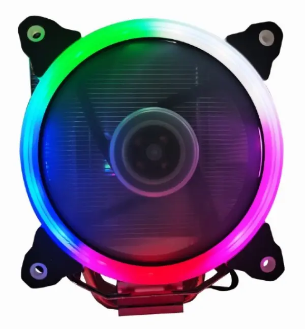CPU-HURACAN-ARGB-X130 Gembird LED  UNI kuler 150W 120mm.Fan +/-1600rpm 26dBa LGA 775/115x/1200/AMD