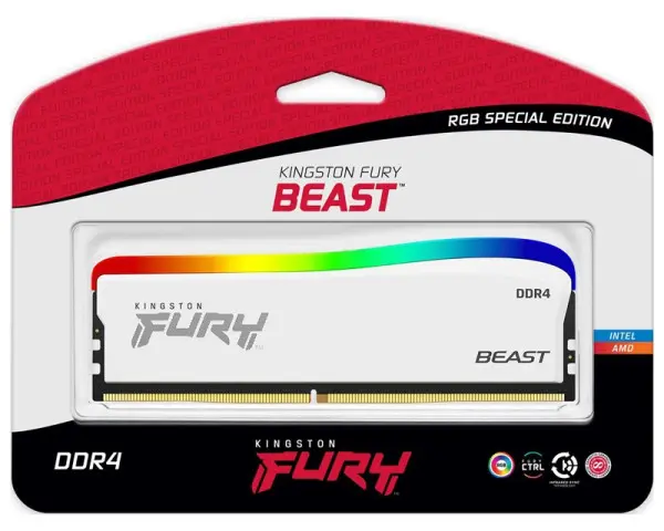 KINGSTON DIMM DDR4 16GB 3600MTs KF436C18BWA16 Fury Beast RGB Special Edition