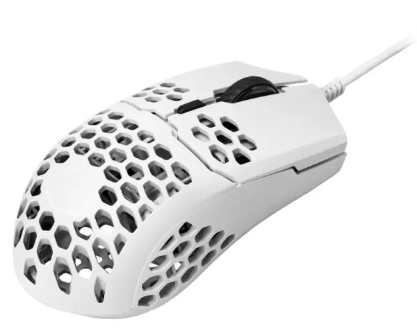 COOLER MASTER MM710 miš beli sjaj (MM-710-WWOL2)