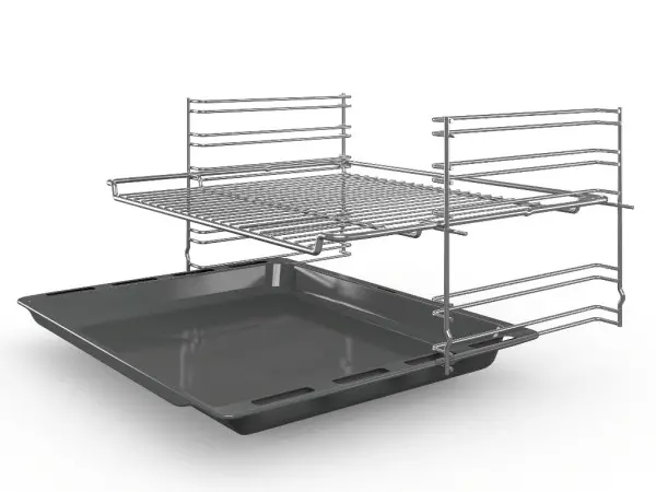 Ugradna rerna HBF133BA0 Serie 2 60x60cm, Siva, 3D vrući vazduh