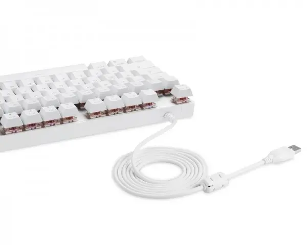 MOTOSPEED K82 mehanička bela tastatura crveni prekidač