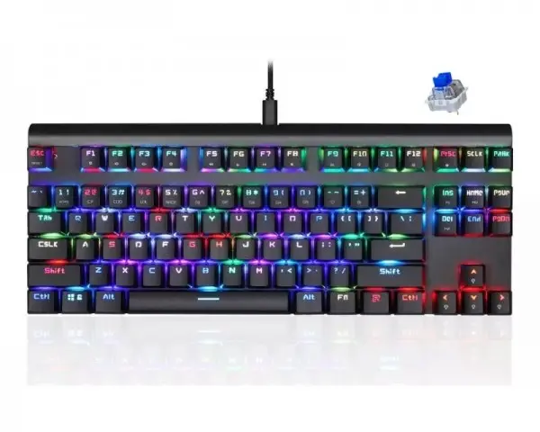 MOTOSPEED CK101 RGB mehanička tastatura plavi prekidač