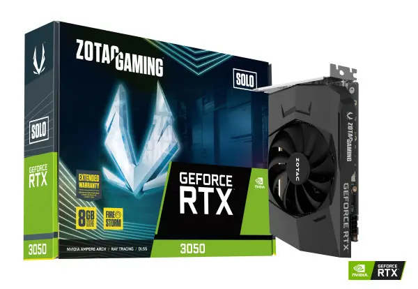 Grafička karta Zotac Gaming Geforce RTX 3050 Solo 8GB DDR6 128 bit 3xDPHDMI
