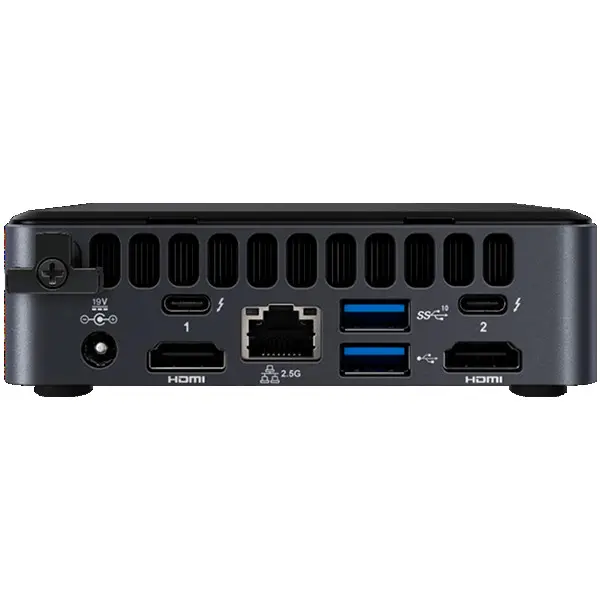 Intel® NUC 11 Pro Kit NUC11TNKi5, EU cord, i5 Processor with Irix Xe graphics, dual M.2 slot, 2xHDMI, 2x Thunderbolt 4 (USB-C+DP) ( BNUC11T