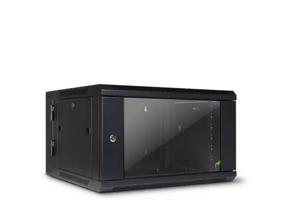 Safewell SMA 19\'' 6U 600x600, vrata sa kaljenim staklom i ventilacionim otvorima