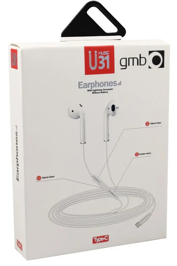 BHP-U31 Gembird MP3 slusalice sa mikrofonom + volume kontrol (1xType-C) ANC