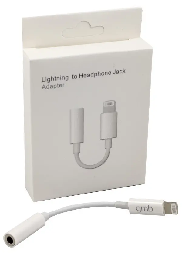 CCA-LM3,5F-01-BT Gembird headphone adapter 8-PIN to 3.5mm with with retail box