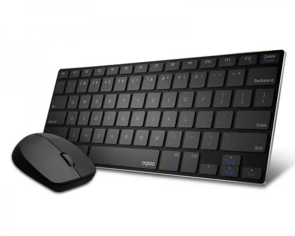 Bežična tastatura + miš Rapoo 9000M crni