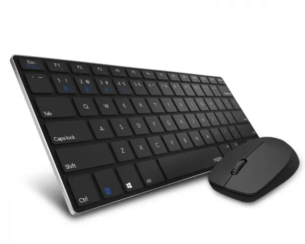 Bežična tastatura + miš Rapoo 9000M crni