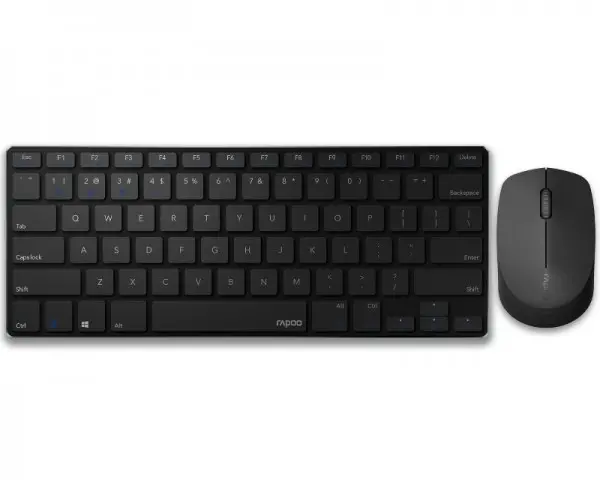 Bežična tastatura + miš Rapoo 9000M crni