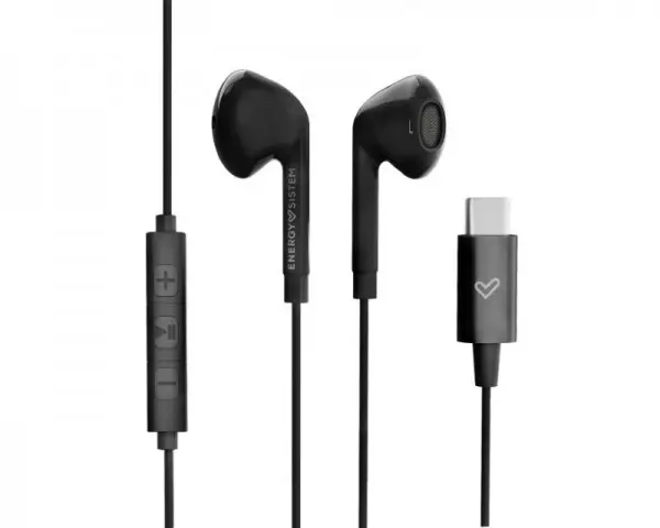 ENERGY SISTEM Smart 2 Type C crne bubice sa mikrofonom