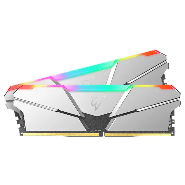 RAM DDR4 16GB 3600MHz (2x8GB) Netac Shadow RGB C18 Silver NTSRD4P36DP-16SC