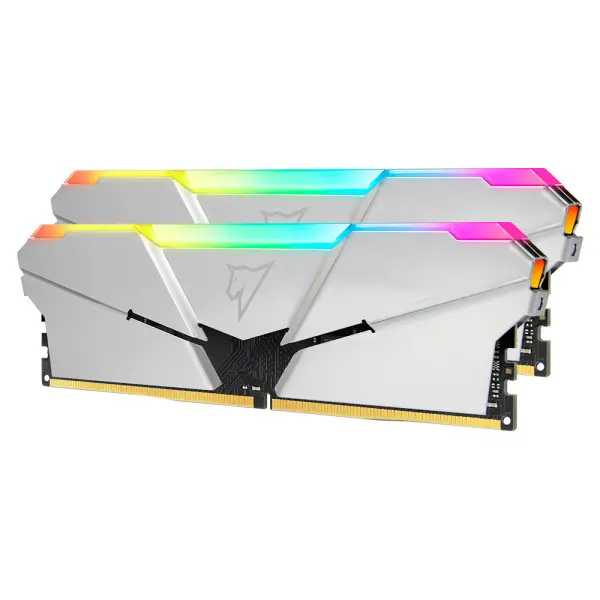 RAM DDR4 16GB 3600MHz (2x8GB) Netac Shadow RGB C18 Silver NTSRD4P36DP-16SC
