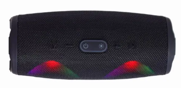 SPK-BT-LED-02 Gembird Portable Bluetooth karaoke speaker 2x5W, FM, USB, SD, 3,5mm, LED