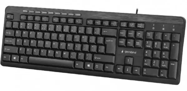 KB-UM-106 Gembird Multimedijalna tastatura US layout black USB