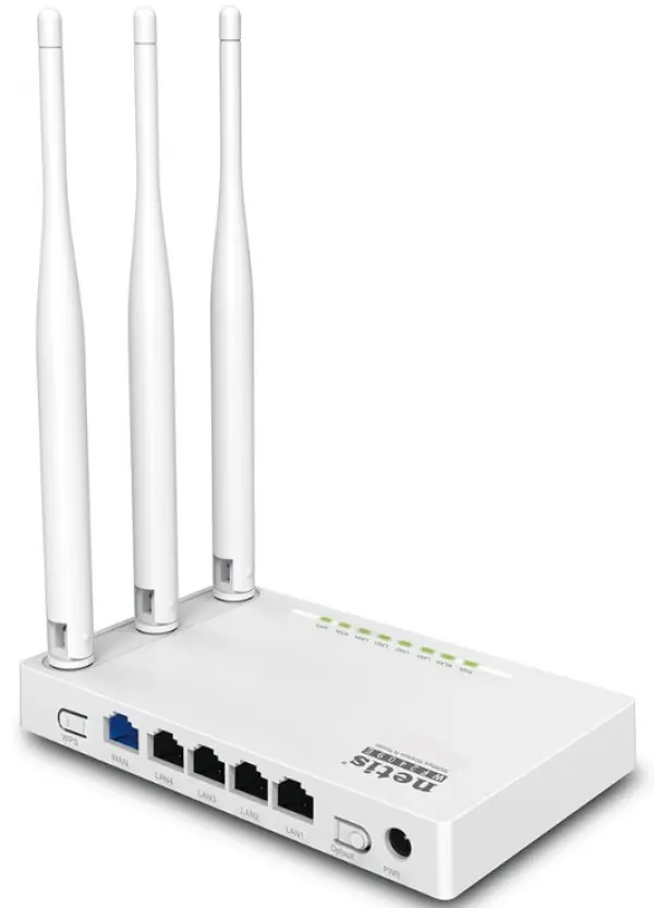 Netis WF2409E Wireless N300 Ruter1Ghz CPU,1W/4L, 2x5dB Repeater/AP+ WDS/WDS/Client/Multi-SSID, Wisp