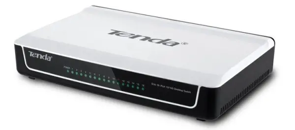 Tenda S16 LAN 16-Port 10/100 Switch auto-negotiation RJ45 ports
