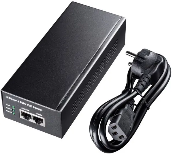 Cudy POE300 60W Gigabit PoE+/PoE Injector, 802.3at/802.3af Standard, Data&Power 100 Meters