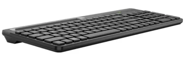 A4-FK25 A4Tech tastatura US layout black USB sa drzacem za telefon+plava maska