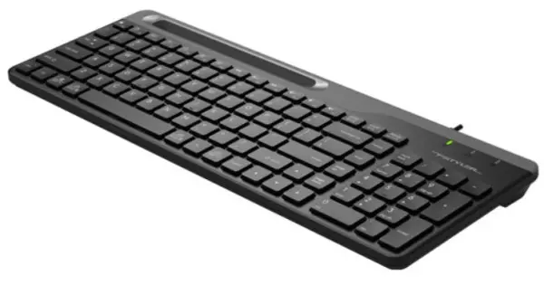 A4-FK25 A4Tech tastatura US layout black USB sa drzacem za telefon+plava maska