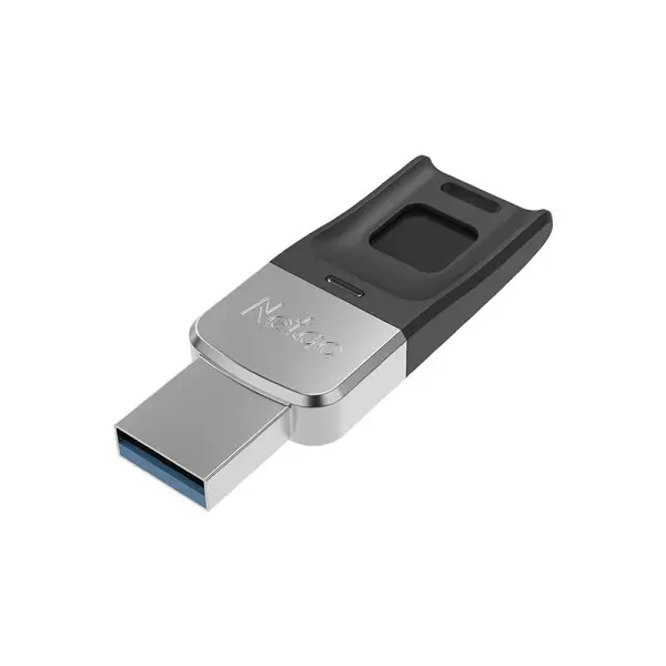Flash Drive Netac 64GB US1 USB3.0 AES 256-bit Fpr Encryption NT03US1F-064G-30BK