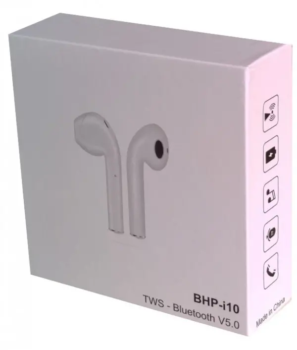 BHP-i10 * Gembird bluetooth V5.0 slusalice TWS, auto pairing,16ohm, sirl voice assist, touch(1699)