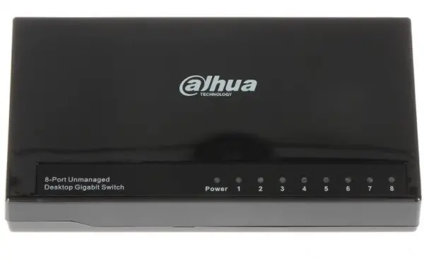 Dahua Switch PFS3008-8GT-L LAN 8-Port Gigabitni RJ45 Ports 10/100/1000M (alt SG108)